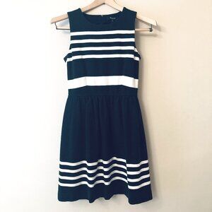 Madewell Dress Saltwater Stripe Black & White Sleeveless XS